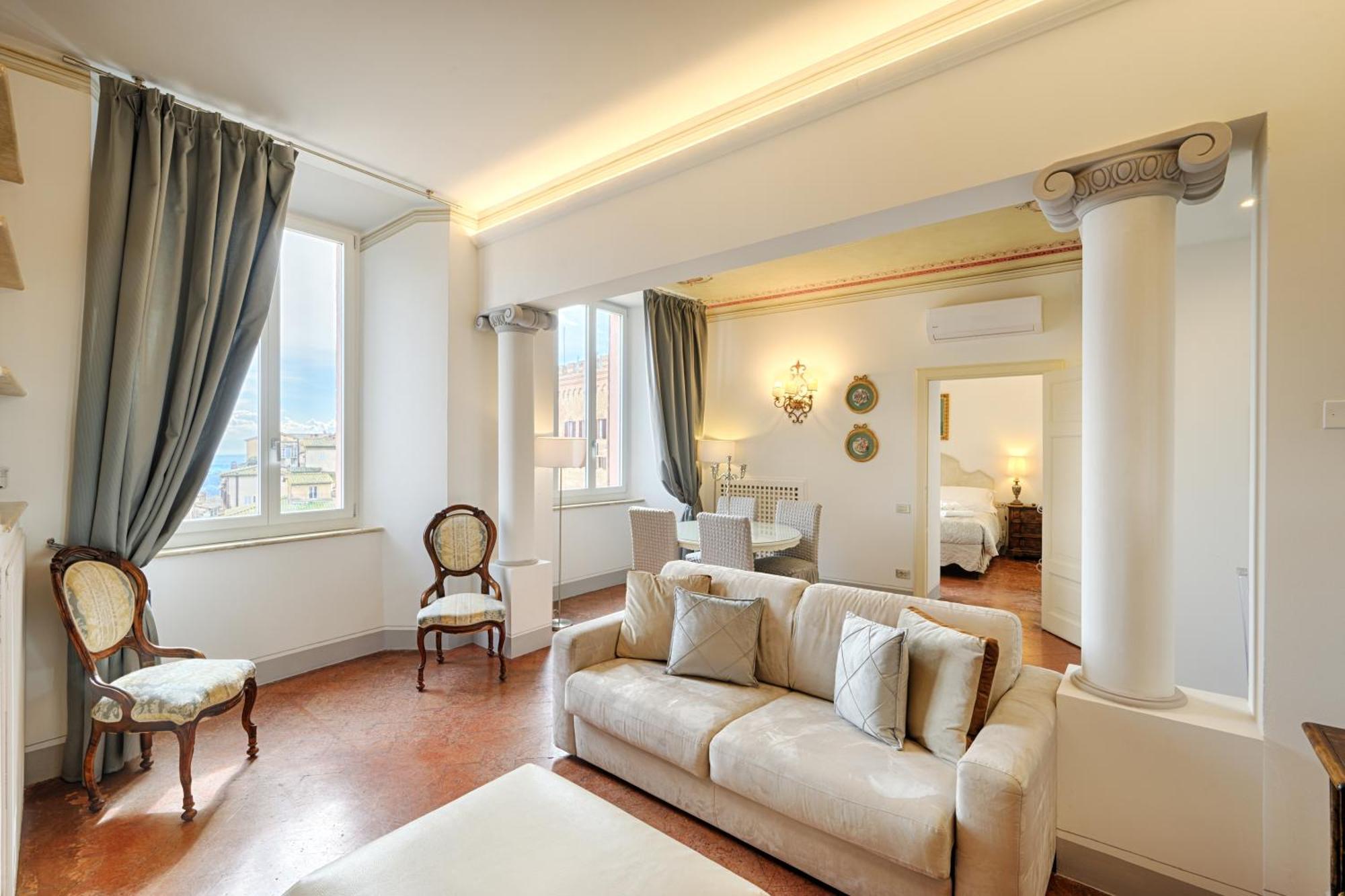Apartmán Palazzo Lenzi Siena Exteriér fotografie