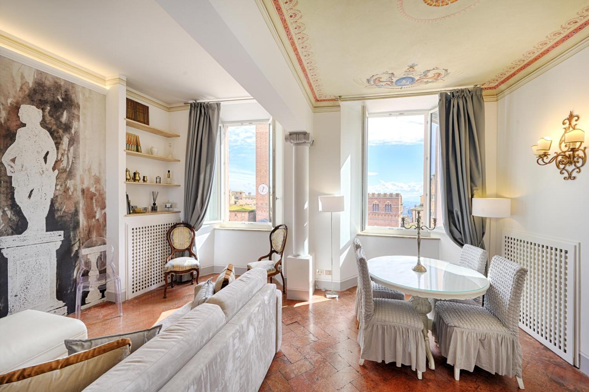 Apartmán Palazzo Lenzi Siena Exteriér fotografie